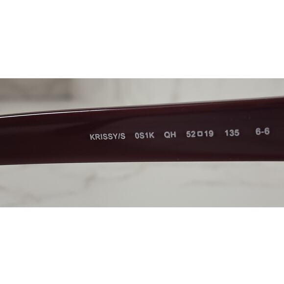NEW Kate Spade Krissy Burgundy & Bronze Gradient Women's Sunglasses - Picture 5 of 8